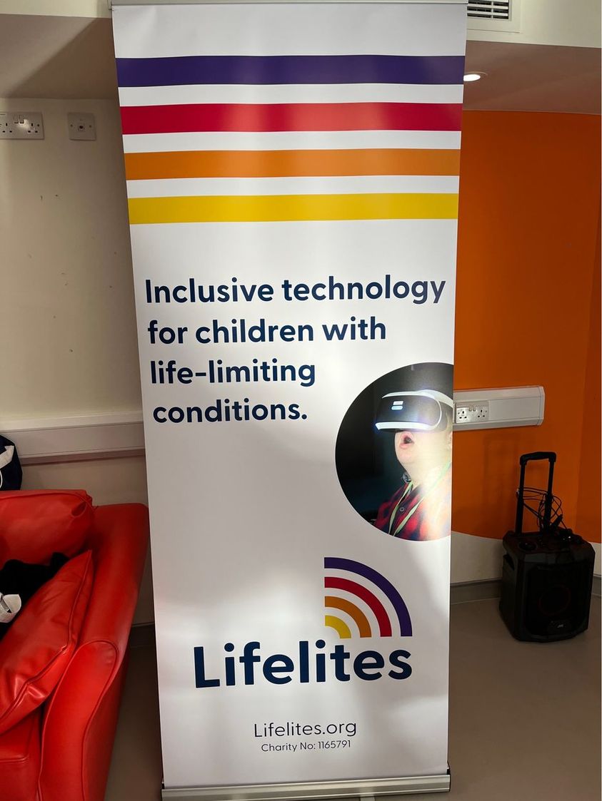 Phil B and Mark D were invited by Liflelites to the Keech Hospice in Luton